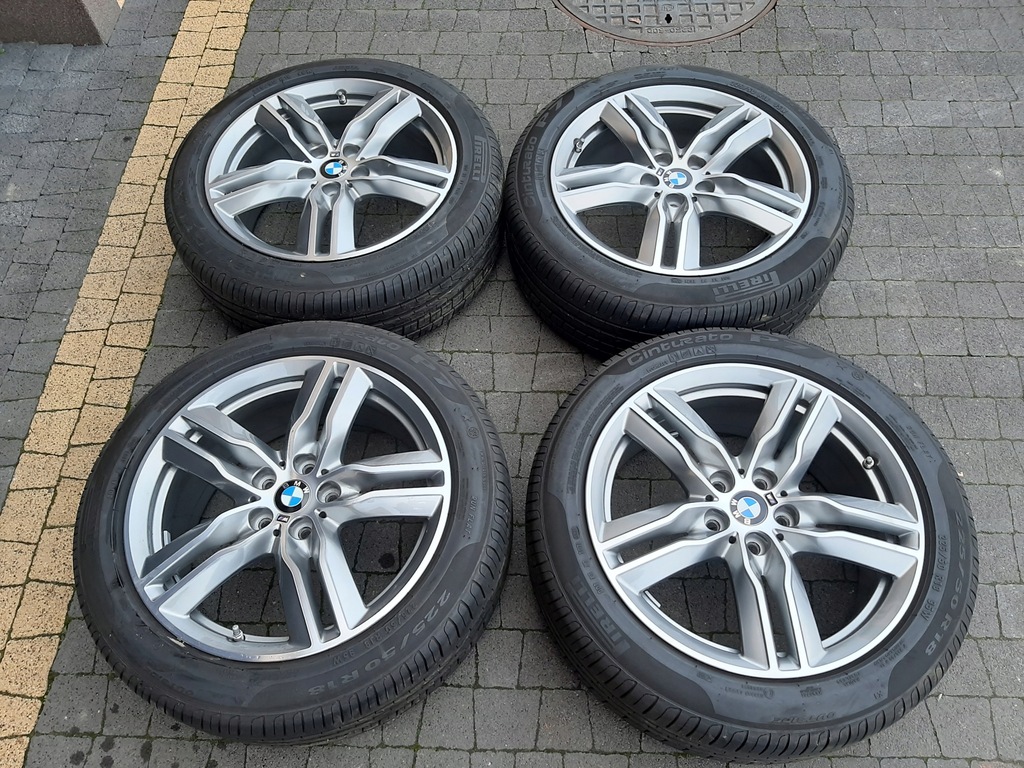 ruedas  llanta de aluminio  bmw, x1 x2 7.5x18 et51 5x120 +neumaticos verano