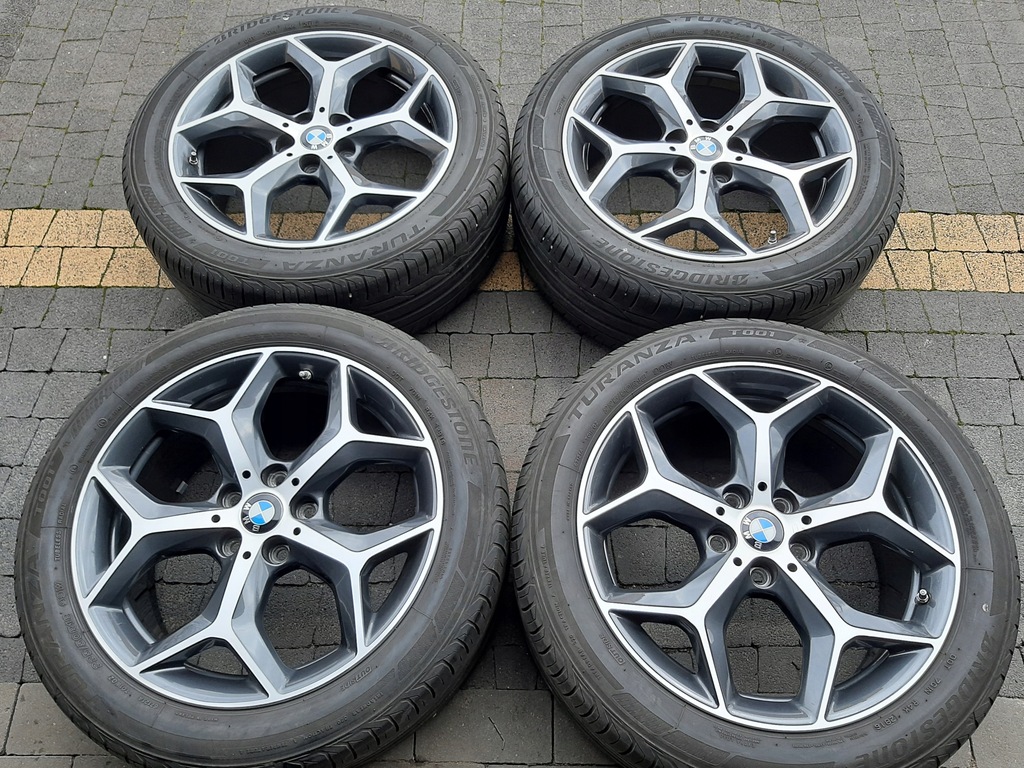 ruedas  llanta de aluminio  bmw, x1 x2 f48 et51 7.5x18 + neumáticos verano